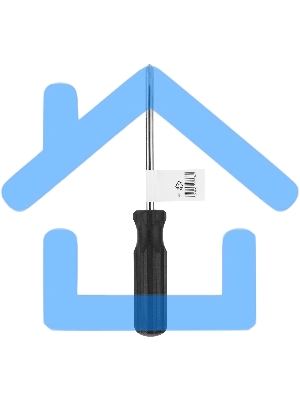 Отвертка PH2х100 мм, углеродистая сталь, черная пластиковая рукоятка Sparta