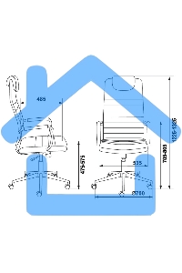 Кресло руководителя Бюрократ Chair Brt KB-9N/ECO/BLACK (1140275) черный