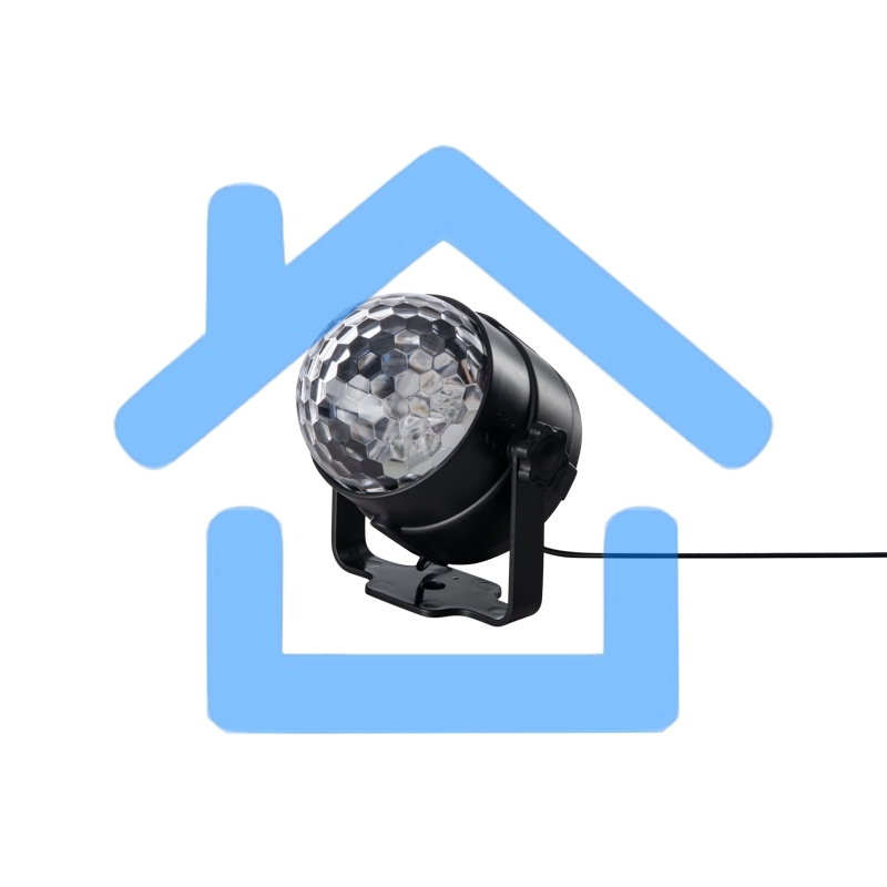 Диско-шар Neon-night (ночник-проектор) светодиодный с дистанционным управлением, USB