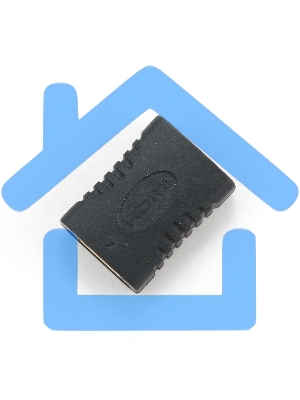 Переходник Gembird Переходник HDMI-HDMI 19F/19F, золотые разъемы, пакет A-HDMI-FF