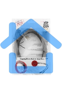 Кабель DisplayPort Gembird/Cablexpert CC-DP2-6, v1.2, 1.8м, 20M/20M, черный, экран, пакет