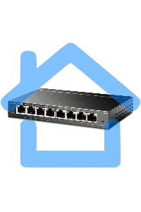 Коммутатор TP-Link SMB TL-SG108PE Easy Smart гигабитный 8-портовый коммутатор с 4 портами PoE