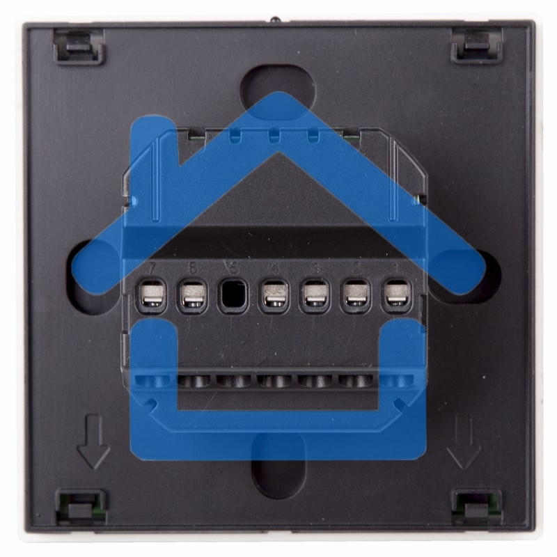 Терморегулятор сенсорный программируемый Rexant, R300B, черный