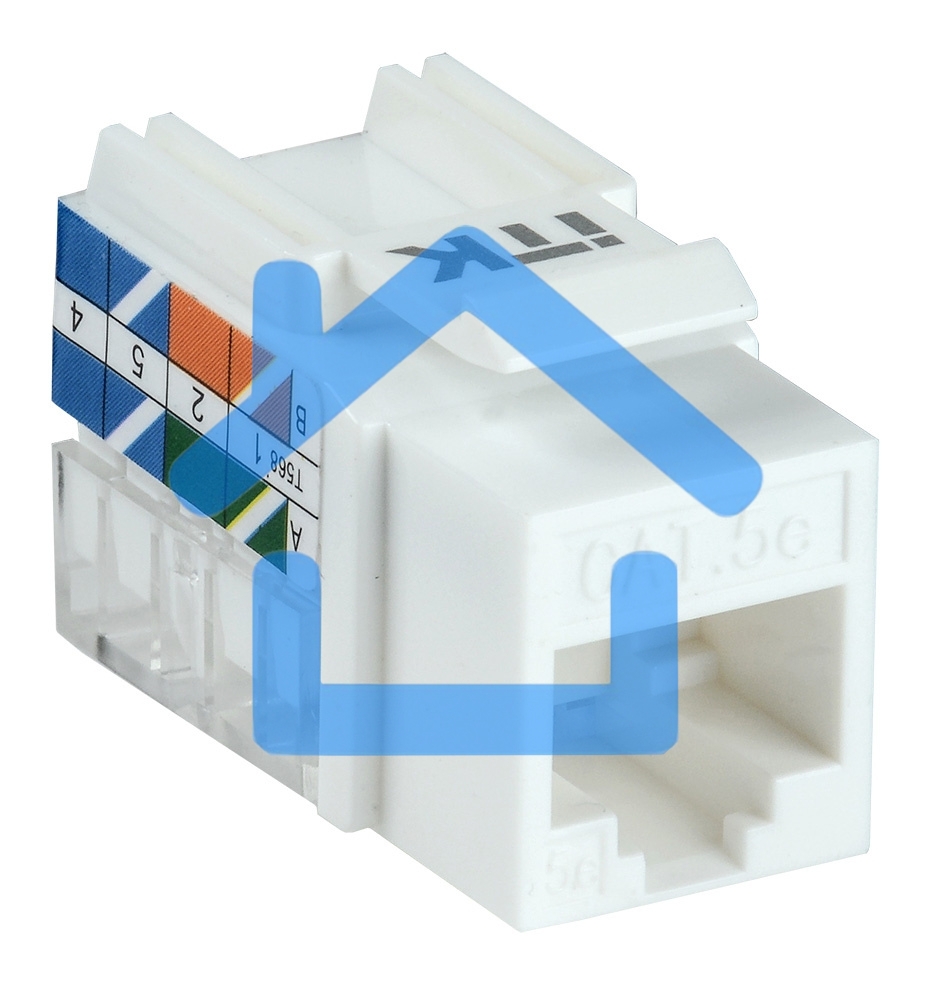 Модуль Keystone Jack кат. 5E UTP 110 IDC 90 град. CS1-1C5EU-11 ITK
