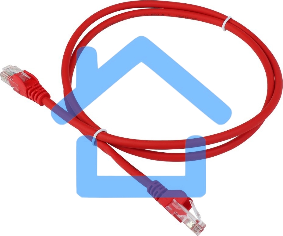 Патч-корд LANMASTER LSZH UTP кат.5e, 10 м, красный