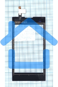 Сенсорное стекло (тачскрин) для ZTE V815W, черное