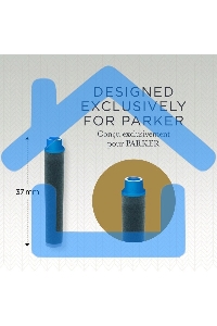 Картридж Parker Quink Z17 Mini (CW1950409) синие чернила, для ручек перьевых (6шт)