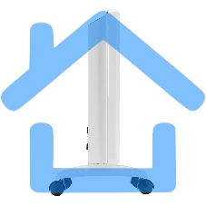 Конвектор MTX CH-1500, белый, 1500 Вт, 20 м2, термостат