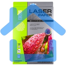 Фотобумага Cactus CS-LPA4160100 A4/160г/м2/100л./белый глянцевое для лазерной печати