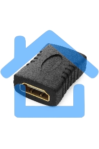 Переходник Gembird Переходник HDMI-HDMI 19F/19F, золотые разъемы, пакет A-HDMI-FF