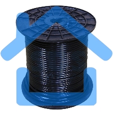 Кабель КВК-П-2 +2x0,50 мм² (Cu/CCA) (96) черный (бухта 200 м) PROconnect