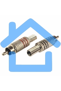 Разъем аудио, RCA под винт, металл 