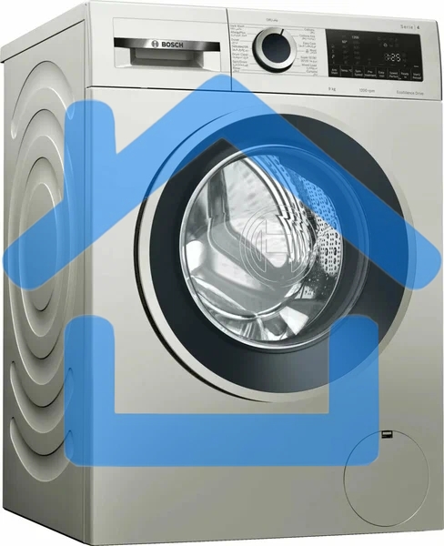 Стиральная машина Bosch Serie 4 WGA2440XME серебристый, загрузка фронтальная 9 кг, 1400 об/мин., класс: А+++