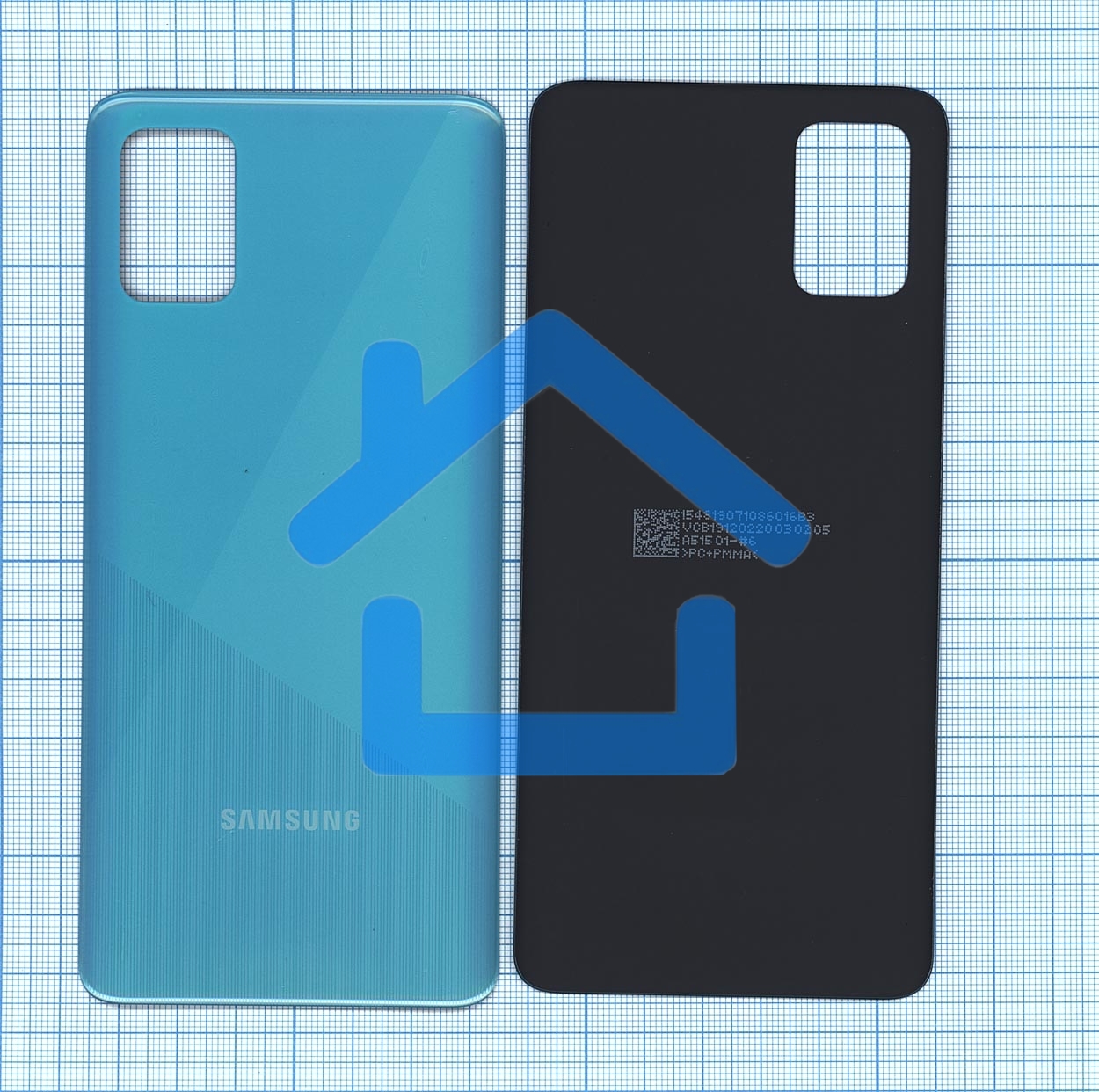 Задняя крышка для Samsung A515F Galaxy A51 (2019) синяя