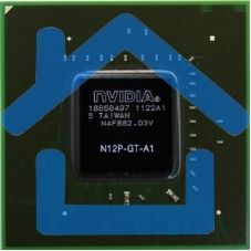 Видеочип nVidia GeForce GT550M, N12P-GT-A1