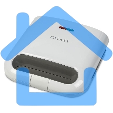 Сэндвич-тостер Galaxy Line GL 2962, белый, с несъемными пластинами, 800 Вт, индикаторы нагрева и сети, антипригарное покрытие рабочей поверхности, теплоизолированный корпус, прорезиненные ножки, препятствующие скольжению