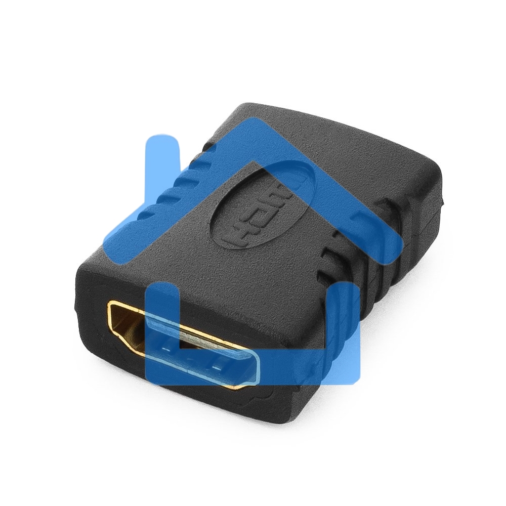Переходник Gembird Переходник HDMI-HDMI 19F/19F, золотые разъемы, пакет A-HDMI-FF