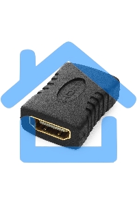 Переходник Gembird Переходник HDMI-HDMI 19F/19F, золотые разъемы, пакет A-HDMI-FF