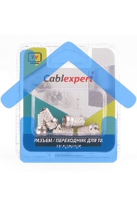 Коннектор Cablexpert F SPL6-01, 18мм, для кабеля RG6, 5шт