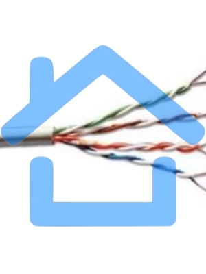 Кабель витая пара F/UTP кат.6 4х2х23AWG solid CU PVC син. (м) Rexant 01-0147