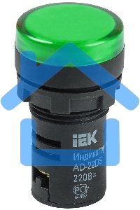 Арматура светосигнальная AD-22DS 12В AC/DC зел. ИЭК BLS10-ADDS-012-K06