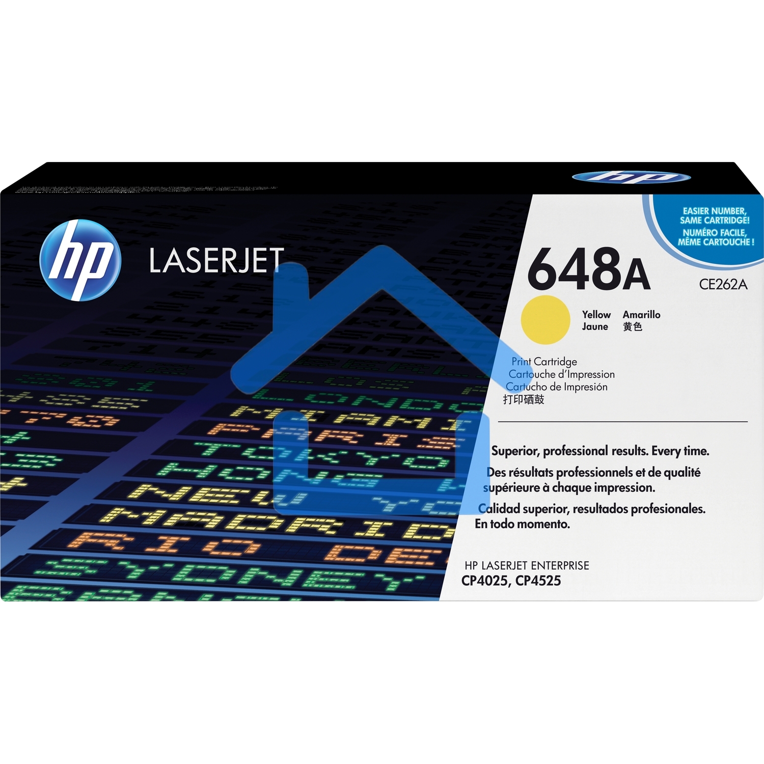 Картридж лазерный HP CE262A желтый для CLJ CP4025/CP4525 11000стр.