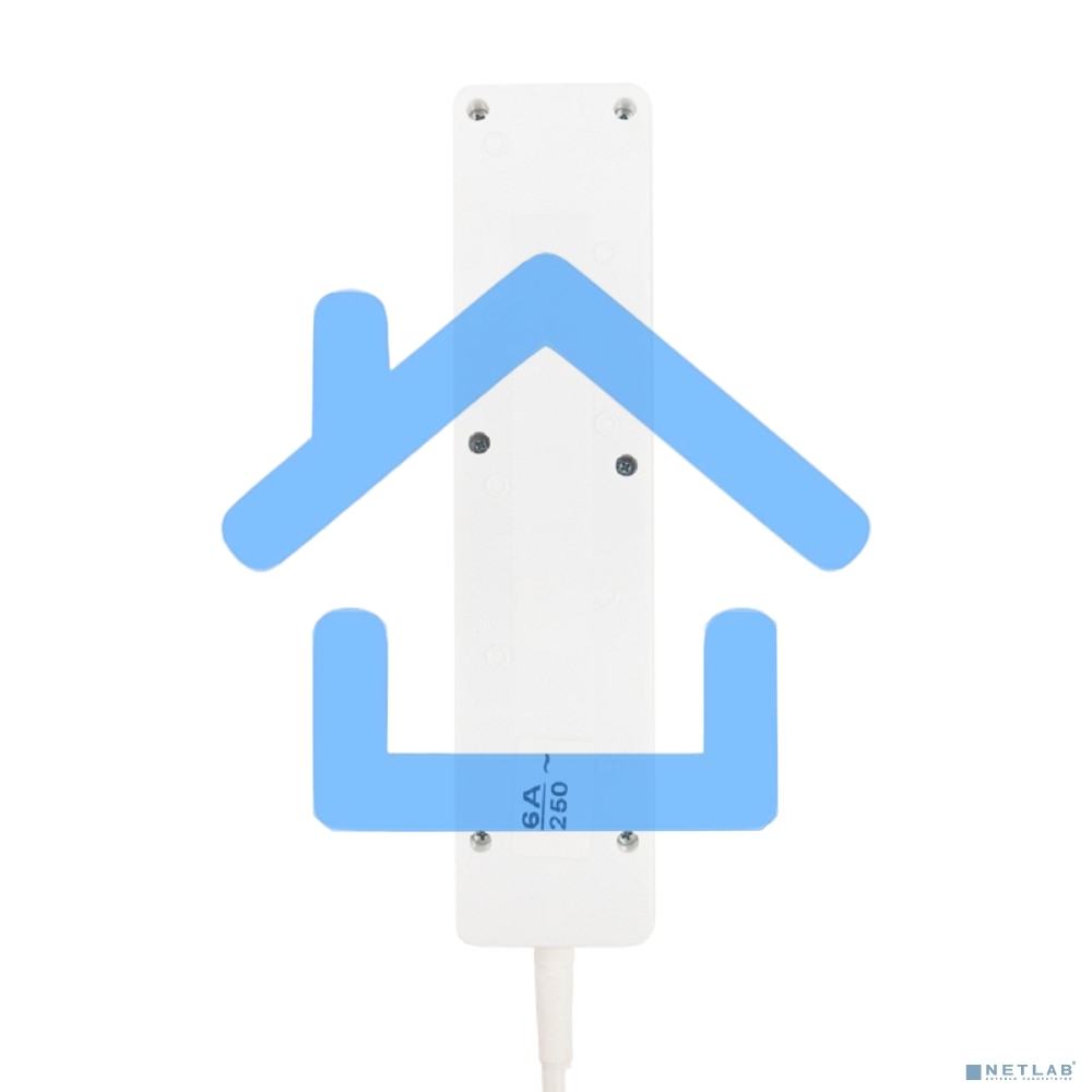 Удлинитель PROconnect 4 гнезда, 3 м, 3х0.75 мм², с/з, белый