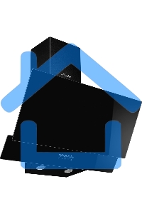 Вытяжка наклонная Monsher ROUEN 60 Noir Verre черный, 60 см, 1100 куб. м/ч, 53 дБ