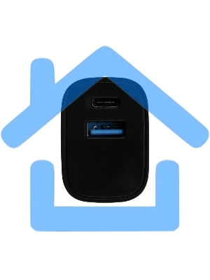 Сетевое зарядное устройство Rexant USB + Type-C, 5V, 2.4 A, черный