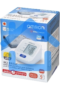 Тонометр OMRON M2 Basic (HEM-7121-ARU) с адаптером