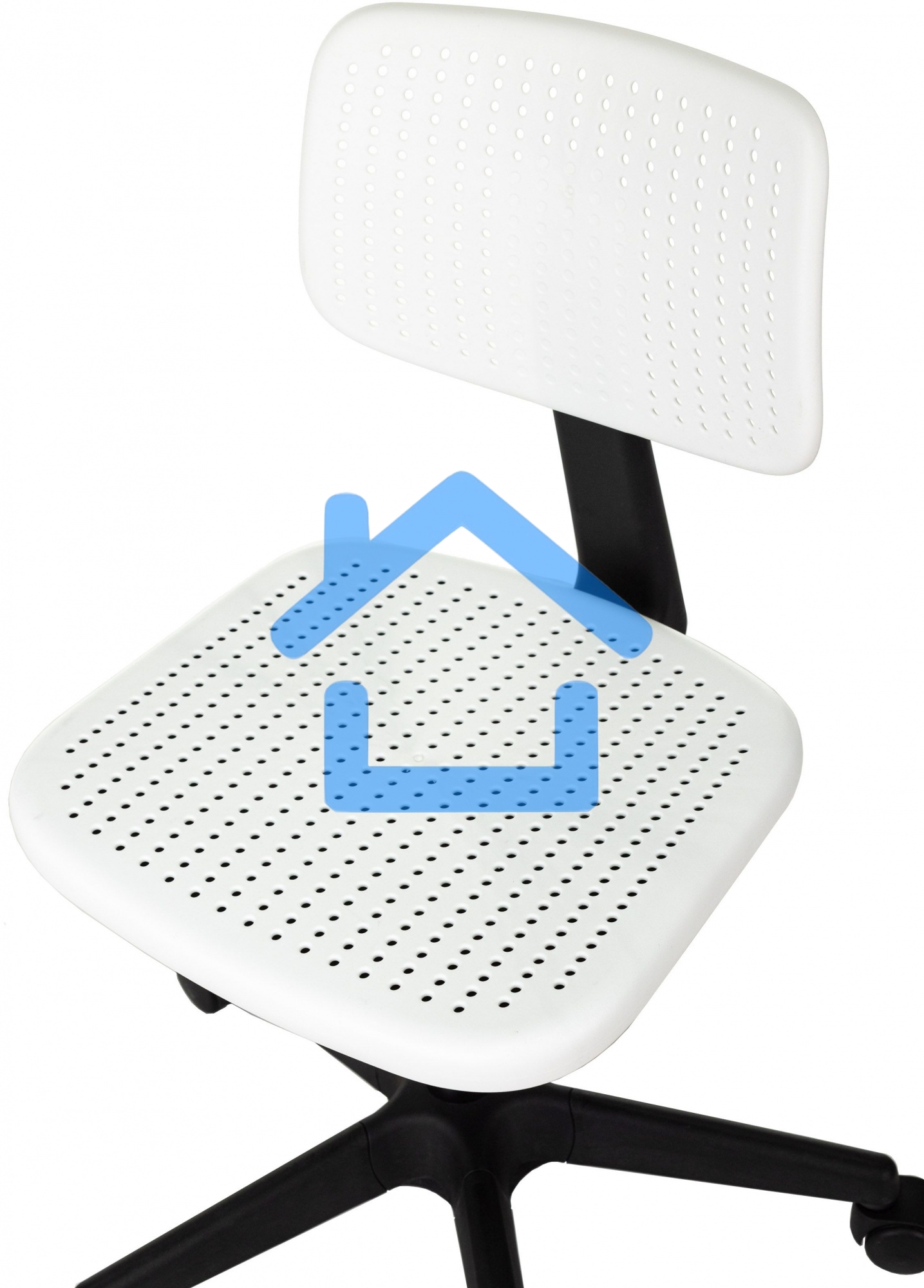 Кресло детское Бюрократ CH 200 белый пластик крестов. пластик