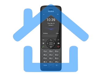 Телефон SIP Yealink W78P черный