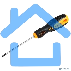 Отвертка крестовая PH 1х100мм двухкомпонентная рукоятка Rexant 12-4727