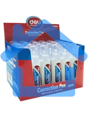 Ручка корректор Deli E39292 шариковый белый 10мл