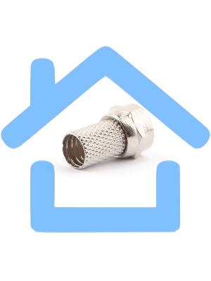 Коннектор Cablexpert F SPL6-01, 18мм, для кабеля RG6, 5шт