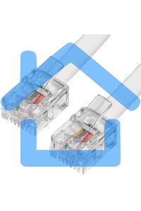 Телефонный шнур Greenconnect удлинитель для аппарата 1.0m GCR-TP6P4C-1.0m, 6P4C (джек 6p4c - jack 6p4c) белый Greenconnect Телефонный шнур удлинитель для аппарата 1.0m GCR-TP6P4C-1.0m, 6P4C (джек 6p4c - jack 6p4c) белый