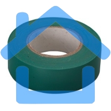 Изолента ПВХ, 15 мм х 10 м, зеленая Сибртех