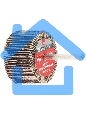 Круг лепестковый Matrix для дрели, 50 х 30 х 6 мм, P 80