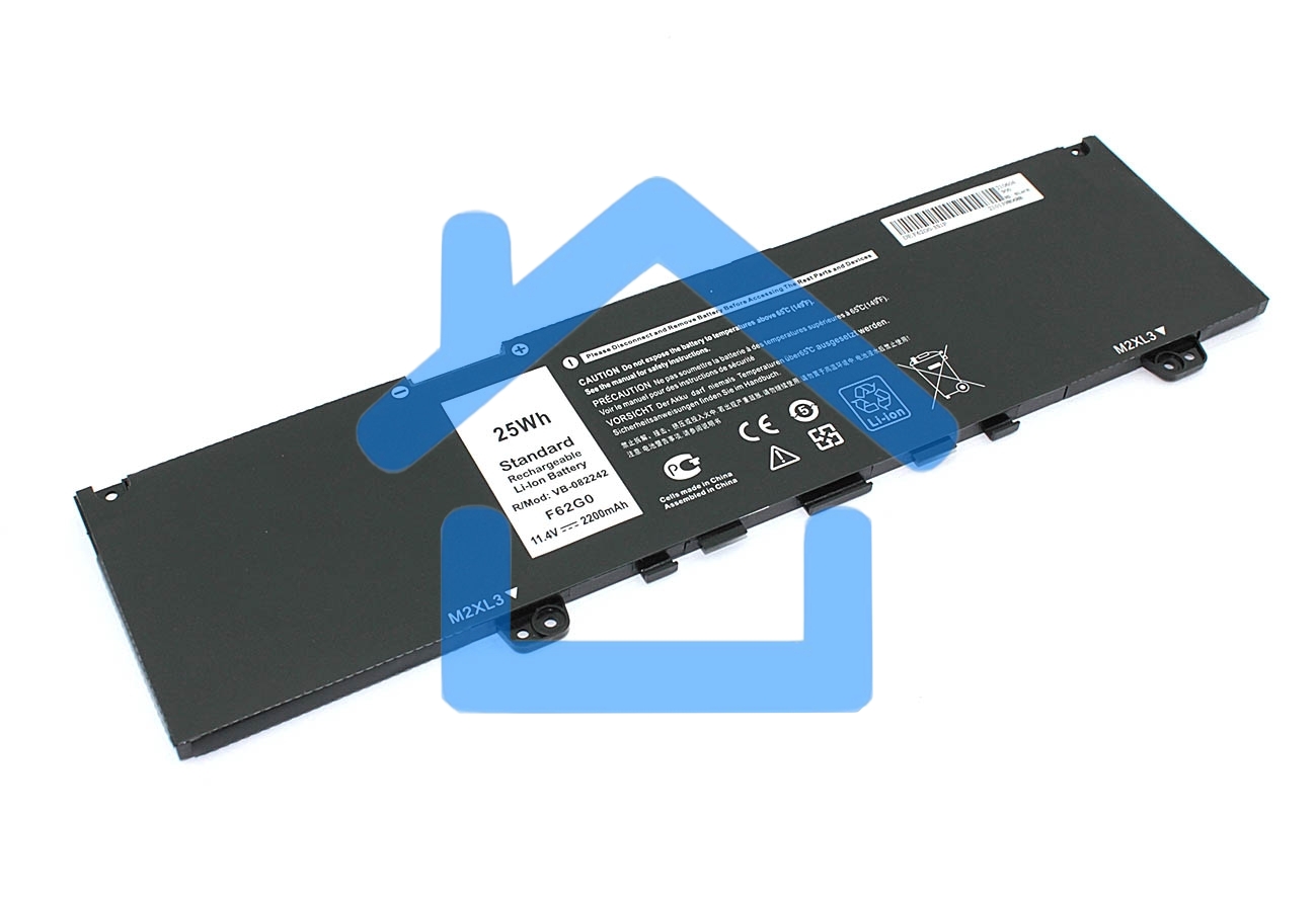 Аккумуляторная батарея для ноутбука Dell Inspiron 13 7373 11.4V 2200mAh OEM