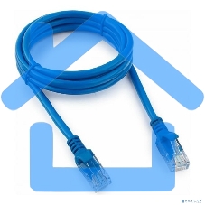 Патч-корд UTP Cablexpert кат.5e, 1.5м, литой, многожильный (синий)
