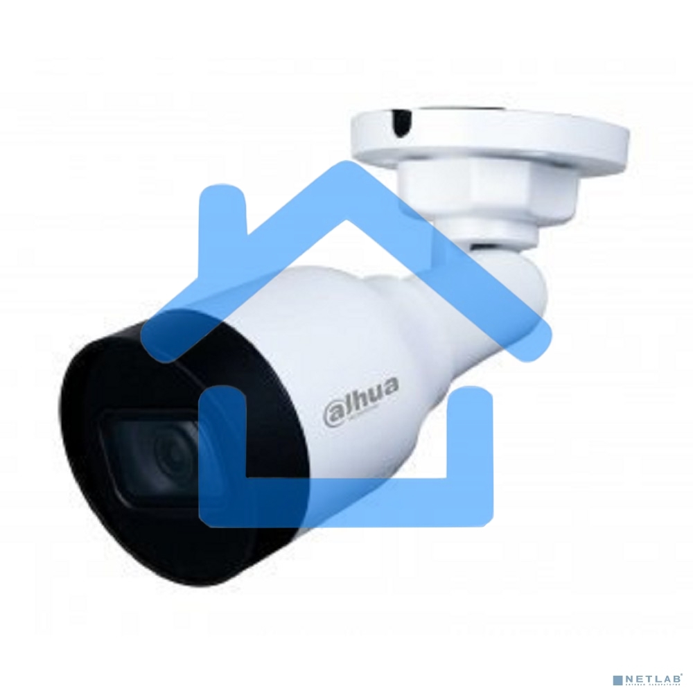Уличная цилиндрическая IP-видеокамера DAHUA DH-IPC-HFW1239S1P-LED-0280B-S6 Full-color 2Мп, 1/2.8” CMOS, объектив 2.8мм, LED-подсветка до 30м, IP67, корпус: металл, пластик