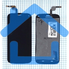 Дисплей для Micromax A250 Canvas Turbo черный