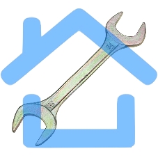 Ключ гаечный рожковый Rexant 30х32 мм, желтый цинк