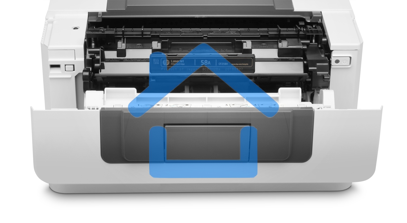 Принтер лазерный HP LaserJet Enterprise M406dn (3PZ15A), A4, ч/б, печ. до 40 стр/мин., 1200 x 1200 dpi, USB, RJ-45, Air Print, Mopria
