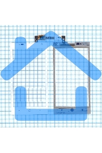 Сенсорное стекло (тачскрин) для ZTE V830 (Blade G Lux), белое