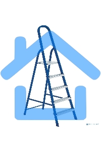 Стремянка Сибртех, 5 ступеней, стальная Сибртех Pоссия 97845