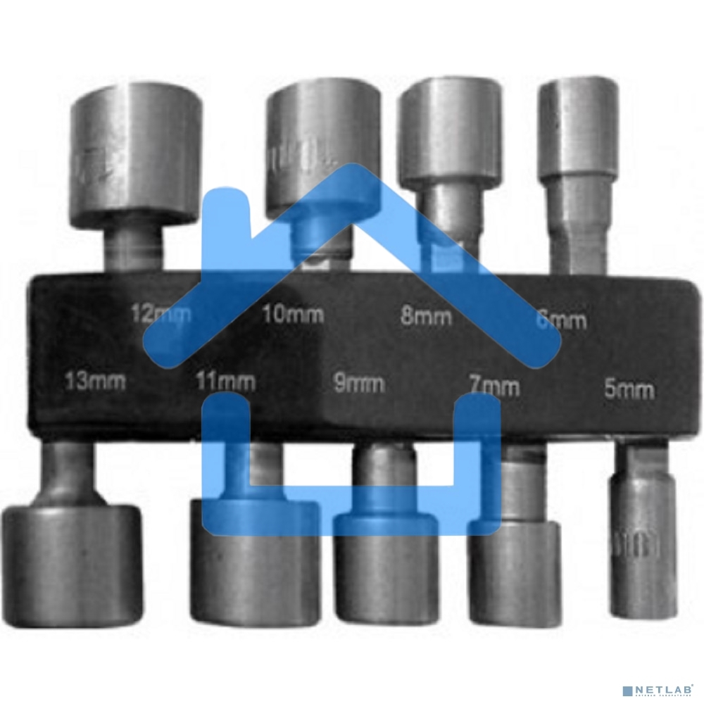 Набор головок FIT 57915набор усиленных головок crv 9 шт ( 5 - 13 мм)