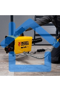 Дизельная тепловая портативная пушка Denzel Flame-5, 5кВт, 300м3/ч, непр.наг., циф. терм.