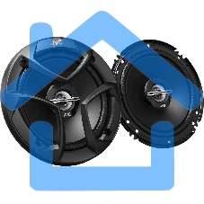 Колонки автомобильные JVC CS-J620 300Вт 92дБ 4Ом 16см (6дюйм) (ком.:2кол.) коаксиальные двухполосные