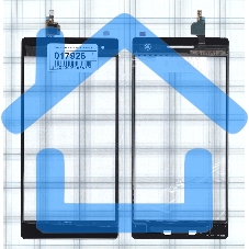 Сенсорное стекло (тачскрин) для Lenovo Phab 2 черное